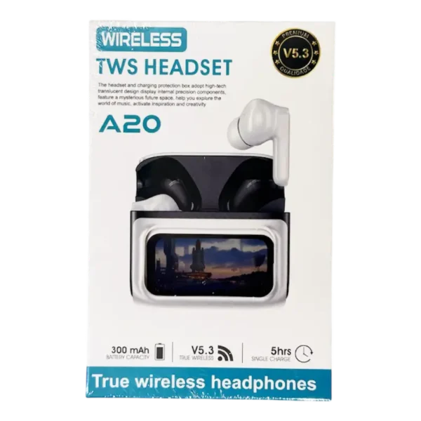 AURICULARES TRUE WIRELESS TWS HEADSET A20