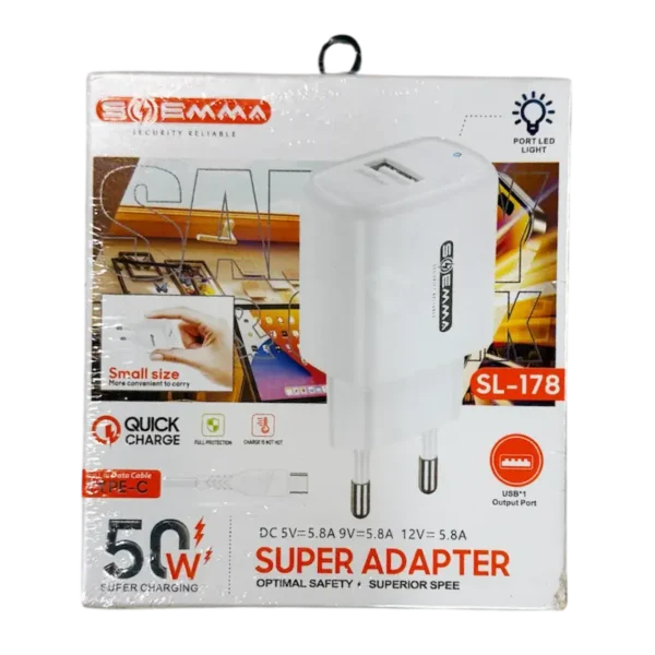 SUPER ADAPTER OPTIMAL SAFETY + SPERIOR SPEE 50W SL-178