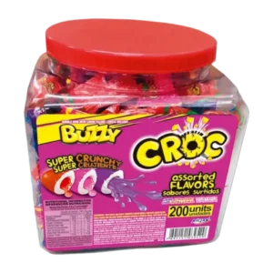 CHICLE BUZZY CROC SURTIDOS 200U