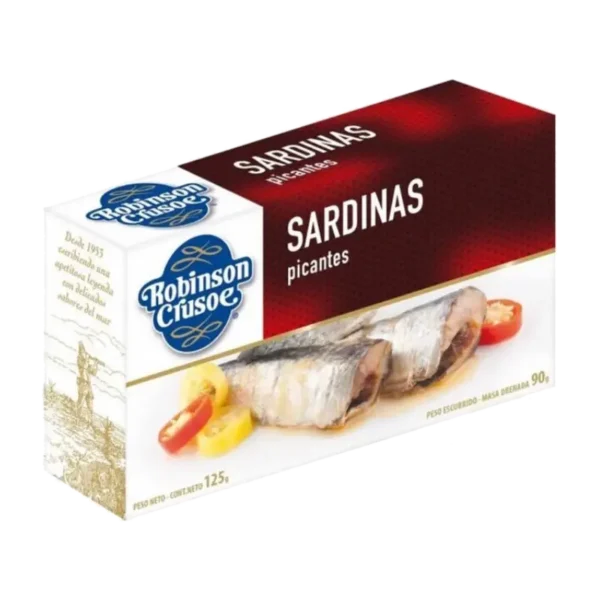 SARDINAS ROBINSON PICANTES CRUSOE 125G