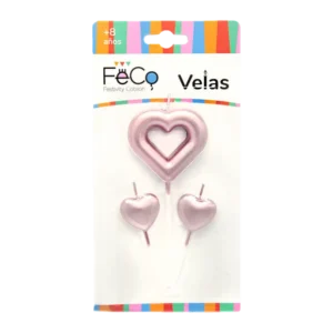 VELA CORAZON ROSE GOLD X1 SET