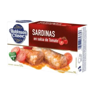 SARDINAS ROBINSON CRUSOE TOMATE 125G