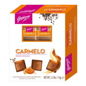 CUADRITO DE CHOCOLATE RELLENOS SABOR CARAMEL (PXDP)