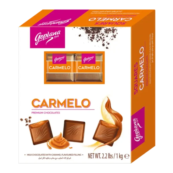 CUADRITO DE CHOCOLATE RELLENOS SABOR CARAMEL (PXDP)