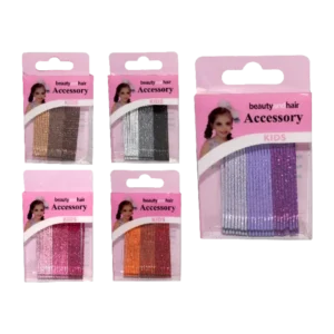 HORQUILLAS PARA EL CABELLO DE COLORES Y GLITTER