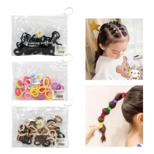 SETS DE 50 MINI COLETS ELÁSTICOS PARA EL CABELLO