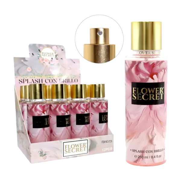 SPLASH CON BRILLO FLOWER SECRET 250 ML