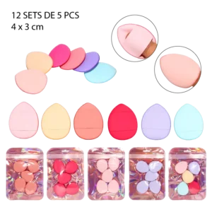 SET DE DEDALES PARA MAQUILLAJE