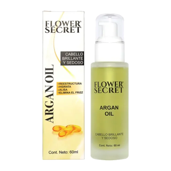 ACEITE CAPILAR ACEITE DE ARGAN CON KERATINA FLOWER SECRET 60 ML