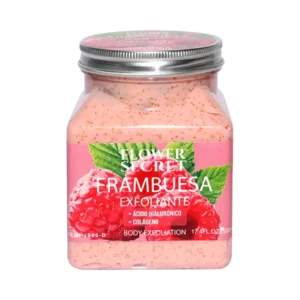 CREMA EXFOLIANTE CORPORAL FRAMBUESA FLOWER SECRET 500 ML