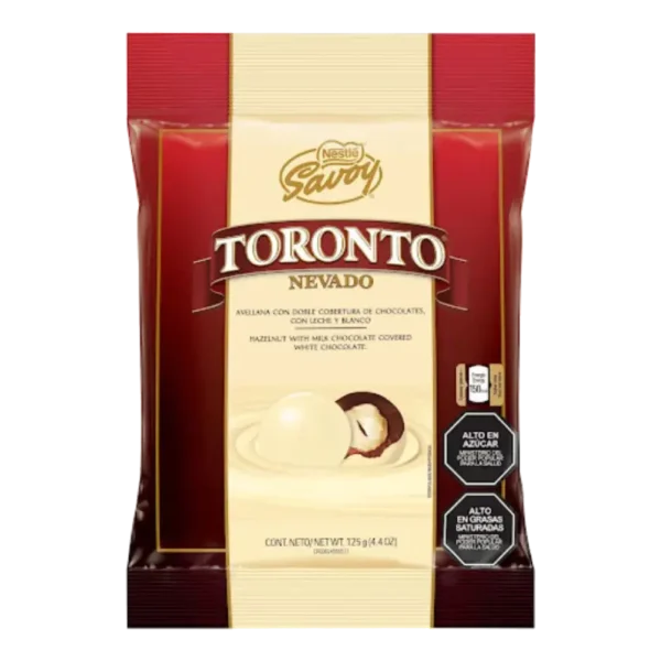 CHOCOLATE SAVOY TORONTO NEVADO BOMBON BOLSA 13U 125G