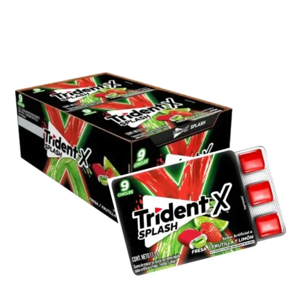 CHICLE TRIDENT 9S SPLASH DP 10U (PXDP)