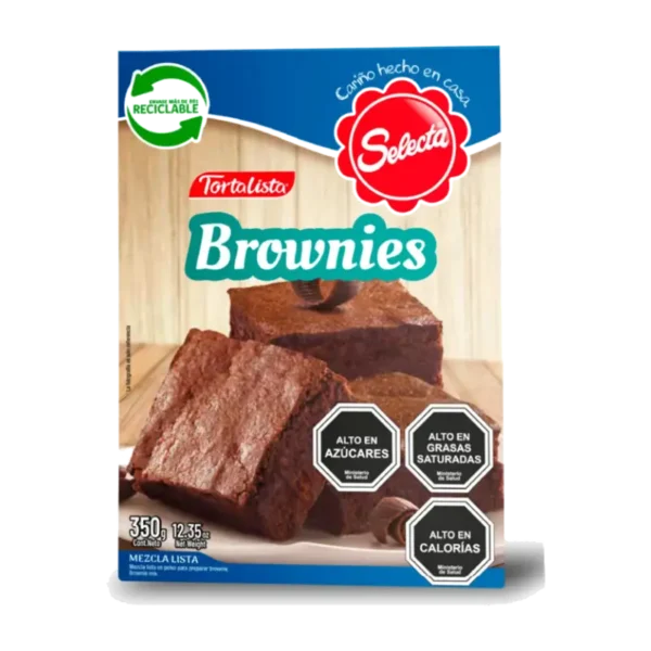 TORTALISTA SELECTA PRE-MEZCLA BROWNIES 350G
