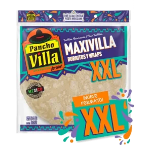 TORTILLAS PANCHO VILLA BURRITOS WRAPS MAXIVILLA 10U 544G
