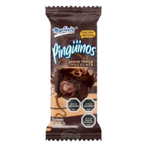 PINGUINO MARINELA TRIPLE CHOCOLATE 2U 80G