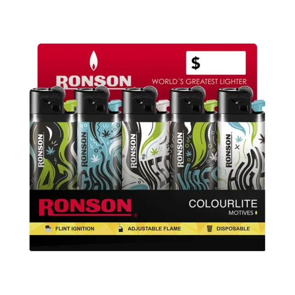 ENCENDEDOR COLOURLITE HIPPIE RONSON 20u (PXDP)