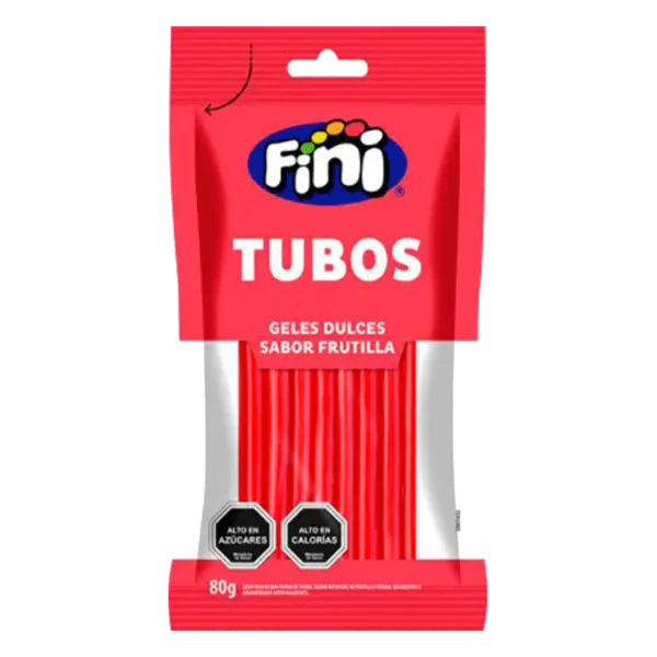 GOMITA TUBO FINI FRUTILLA DULCE 80G