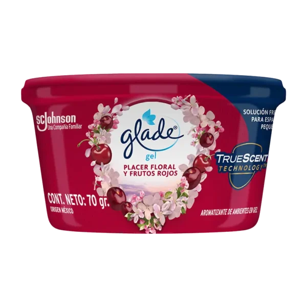 AROMATIZANTE GLADE GEL FRUTOS ROJOS 70CC