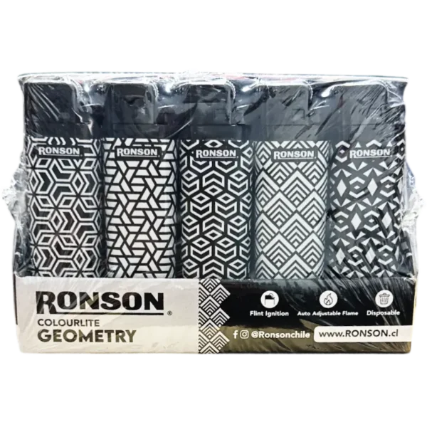ENCENDEDOR RONSON GEOMETRY 20U (PXDP)