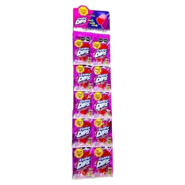 CARAMELOS CRAZY FRESA POLVO TRONADOR + PALETA 10U (PXDP)