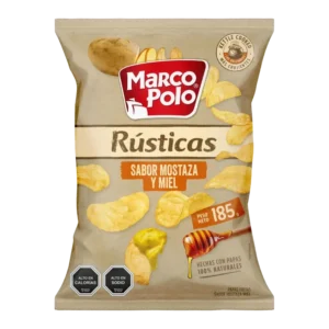 PAPAS FRITAS RUSTICAS MOSTAZA MIEL MARCO POLO 185G