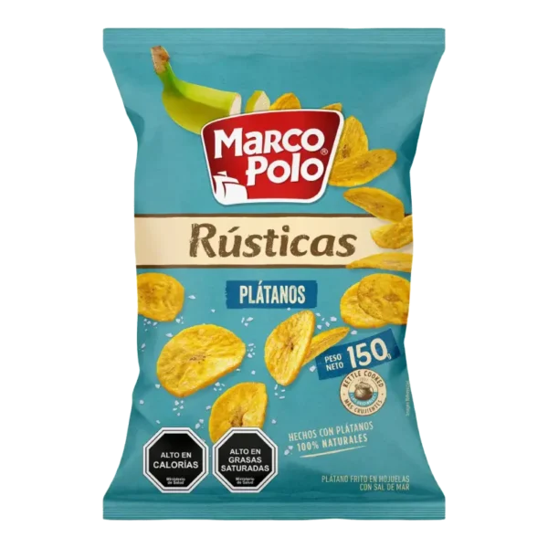 PAPAS FRITAS RUSTICAS PLATANOS MARCO POLO 150G