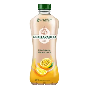 JUGO GUALLARAUCO LIMONADA MARACUYA SIN AZUCAR 1LT PACK 6U
