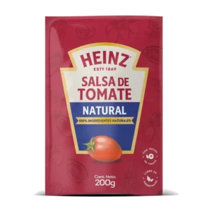 SALSA DE TOMATE HEINZ NATURAL SACHET 200G