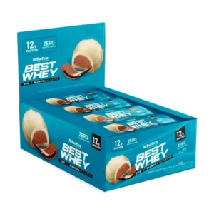 BARRA DE PROTEINA BEST WHEY CHOCOLATE BLANCO 49G 12U