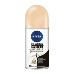 DESODORANTE ROLL ON NIVEA BLACK & WHITE TOQUE DE SEDA 50ML