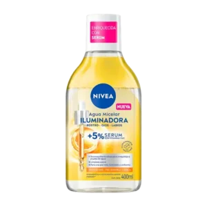 AGUA MICELAR BIFASICA NIVEA ILUMINADORA 400ML