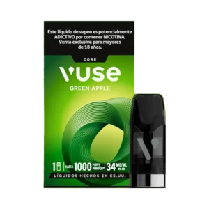 VAPORIZADOR VUSE GREEN APPLE 1K