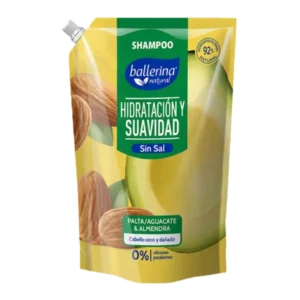SHAMPOO BALLERINA PALTA Y ALMENDRA D/P 750ML