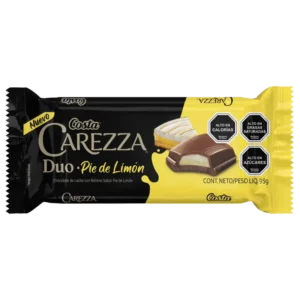 CHOCOLATE CAREZZA DOBLE RELLENO PIE LIMON 95G