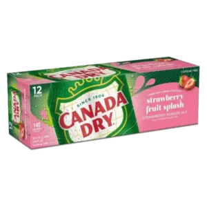 CANADA DRY STRAWBERRY LATA 355ML PACK 12U