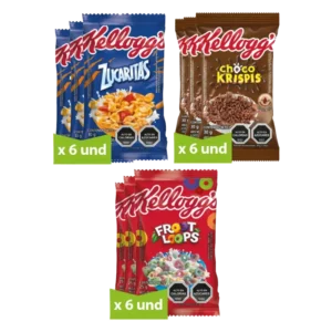 MIX CEREALES KELLOGGS 18U SURTIDAS 563G