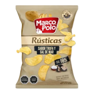 PAPAS FRITAS MARCO POLO RUSTICAS TRUFA SAL DE MAR 185G