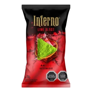 TORTILLAS INFERNO LIMEBLAST 72G