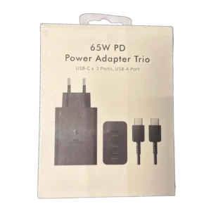 CARGADOR 65W USB-C X 2 A USB-A TRIO
