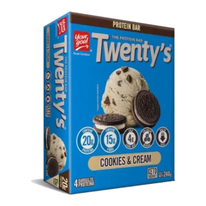 BARRA YG TWENTY COOKIES & CREAM 60G X 4u (PXDP)