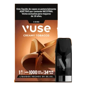VAPORIZADOR VUSE POD CREAMY TOBAC 1K