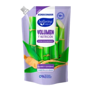 ACONDICIONADOR BALLERINA BAMBU Y GINSENG 750ML