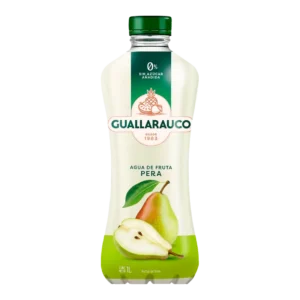 AGUA SABORIZADA GUALLARAUCO PERA 1LT PACK 6U