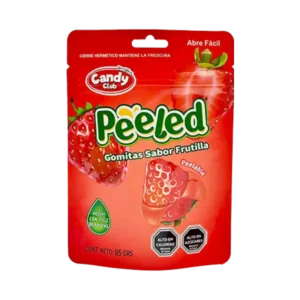 GOMITAS CANDY CLUB PEELED FRUTILLA 85G