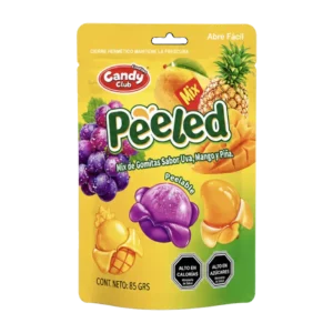 GOMITAS CANDY CLUB PEELED MIX FRUTAL 85G