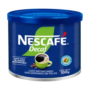 CAFE NESCAFE DESCAFEINADO LATA 100G