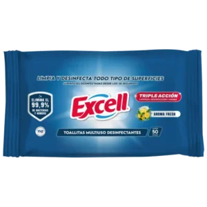 TOALLA EXCELL DESINFECTANTE 50U