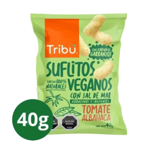 SUFLITOS VEGANOS TRIBU TOMATE ALBAHACA 40G