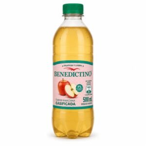 BENEDICTINO MANZANA GASIFICADA 500ML PACK 6U
