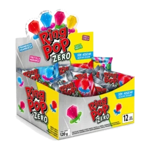 CARAMELO RING POP ZERO 12U (PXDP)
